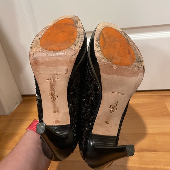 Cole Haan Sequin Heels! EUC - Picture 2 of 6